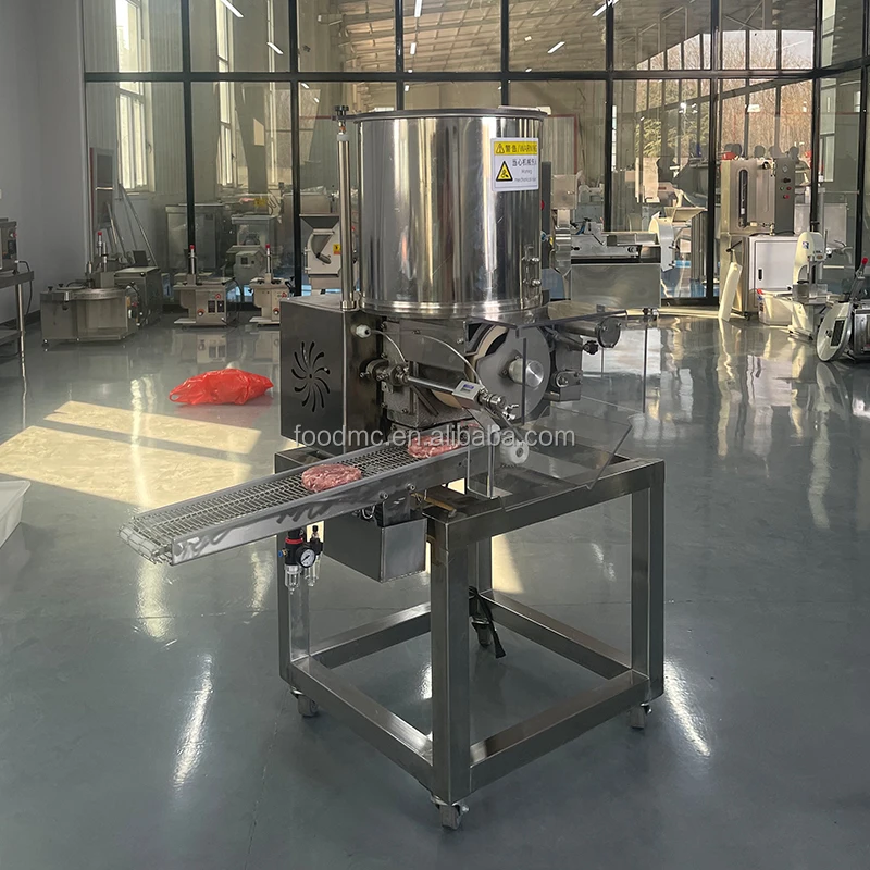 Hot-Selling New Condition Commercial Automatic Electric Motor Beef Patty Making Machine Hamburger Patty Forming Production Line