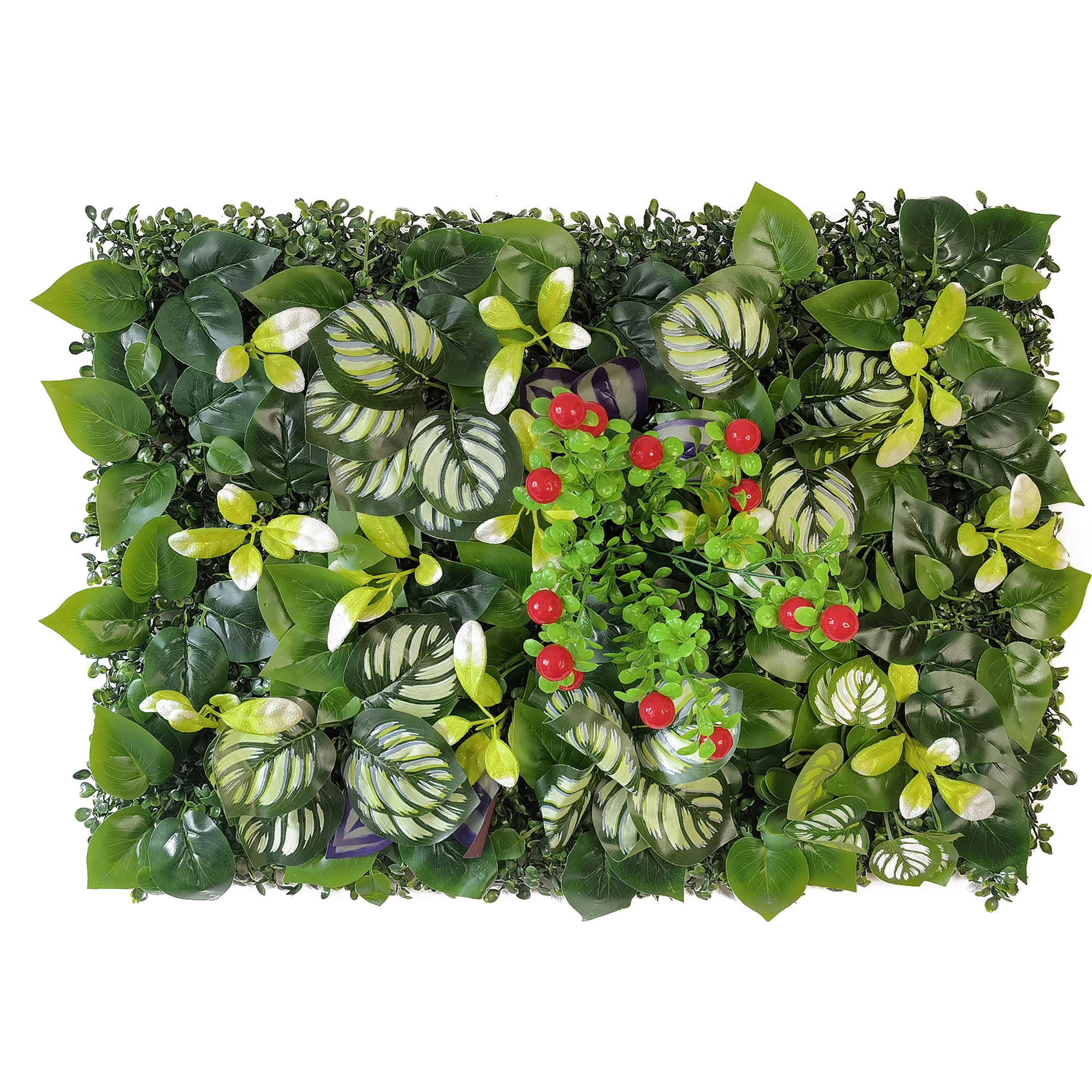 Artificial Plant Grass Wall Panel With  40 * 60CM Green Background Suitable For Outdoor Indoor Garden And Home Green Decoration