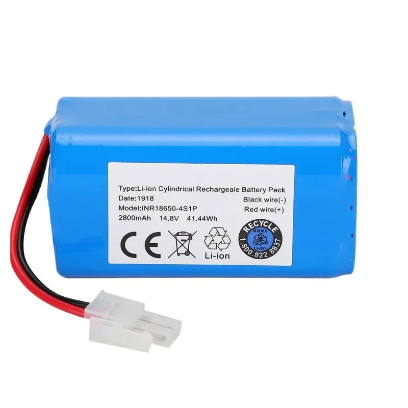 2800mAh 14.8V For Robot Vacuum Battery Compatible with Cleaner Long Life