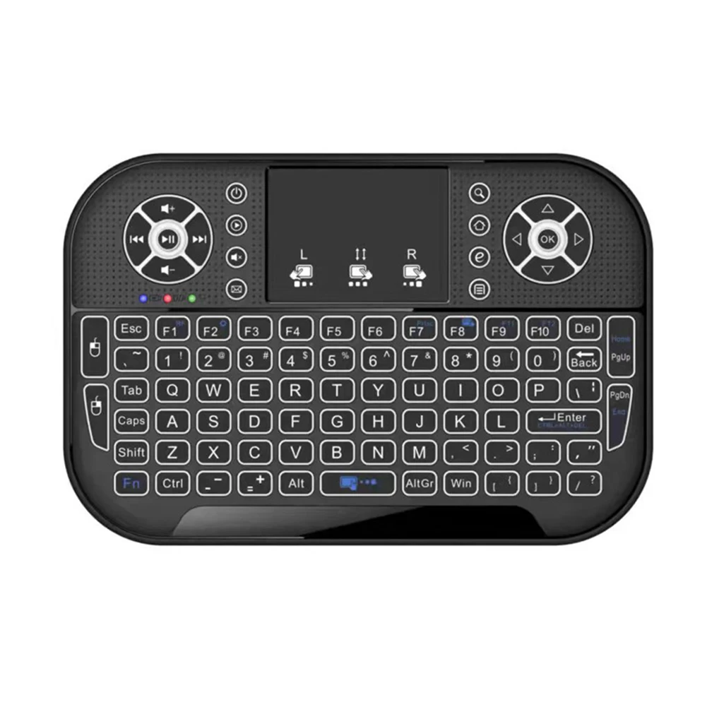 

Fly Air Mouse Remote Control 2.4G&Bluetooth-compatible with Touchpad Keyboard Remote Control Rechargeable for Android TV Box PC