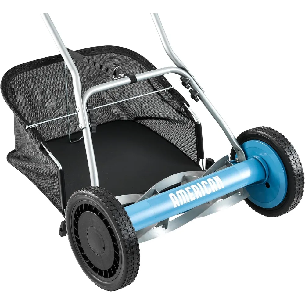 Kosiarka rolkowa z 5 ostrzami, 18-calowa, z pojemnikiem na trawę, model 1804-18 firmy Lawn Mower Company