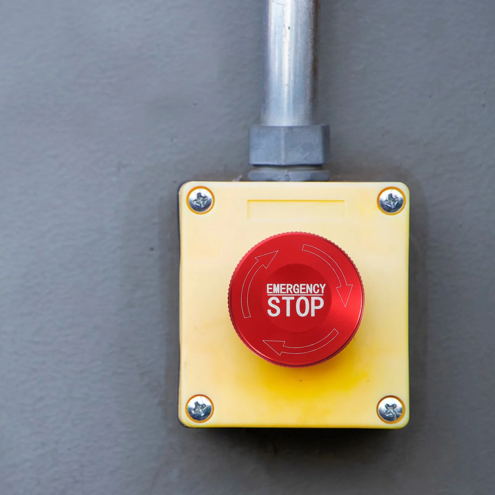 

1 Set 22Mm Stainless Steel Emergency Stop Button Switch Push Button Safety Switch For Industrial Emergency Shut Off 12-220V