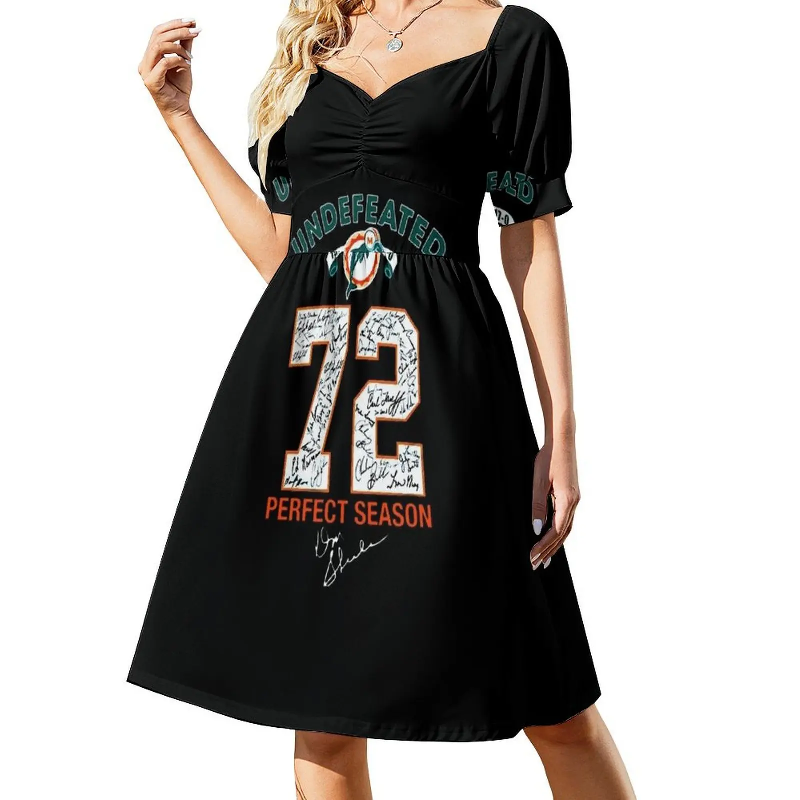 

Football - Miami dolphins Short-Sleeved Dress luxury dress long sleeve dress dresses for womens Woman's evening
