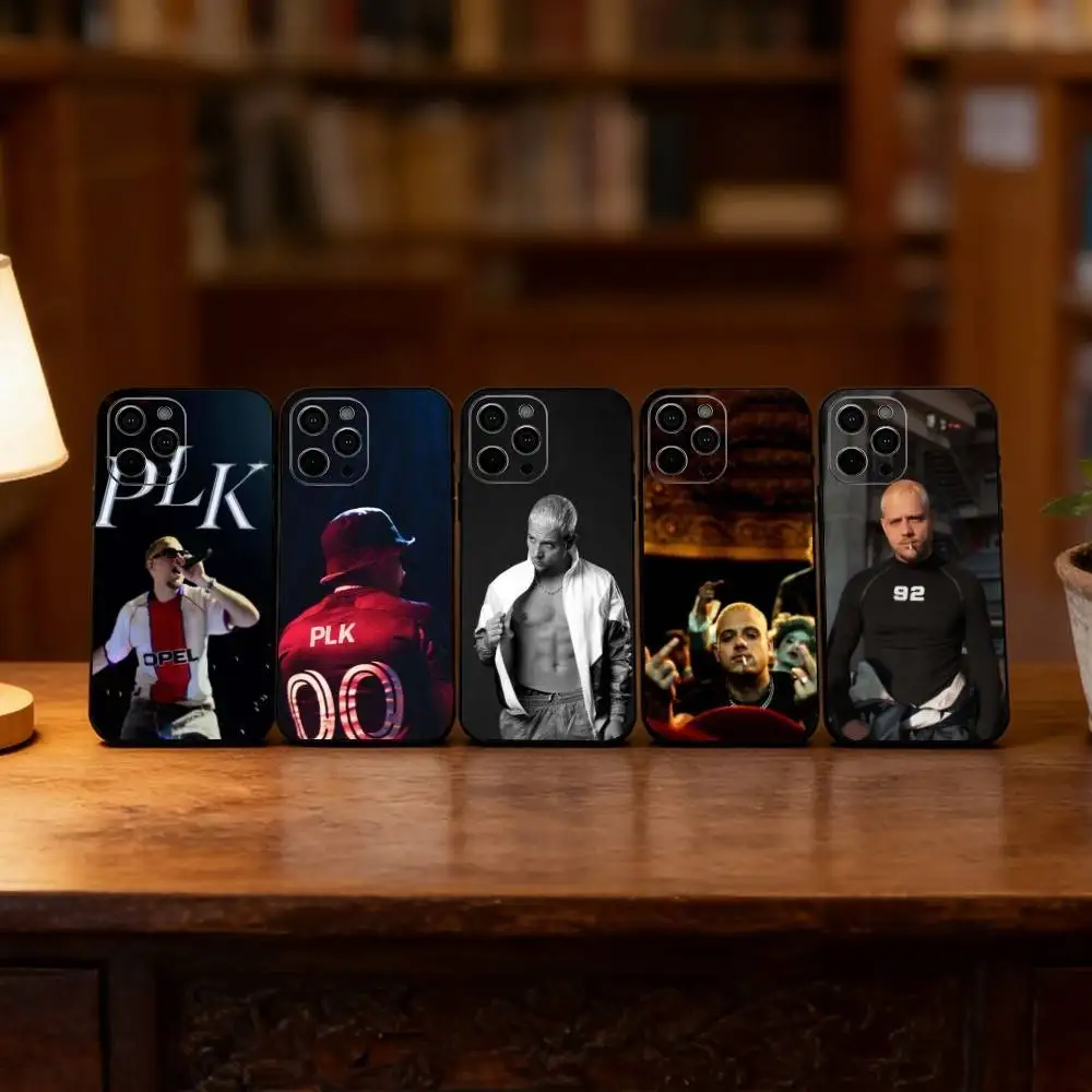 PLK French Rapper Mathieu Phone Case For iPhone 17,16,15,14,13,12,11 Plus,Pro Max,XS,Soft Silicone Black Cover