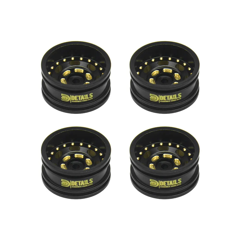 Messing 0,7 "wielkastset voor SCX30 auto's upgrade-onderdelen 4 stks/set