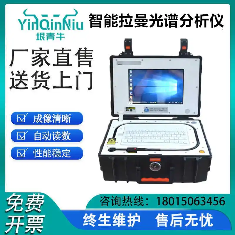 Raman Spectrometer Hoge Intelligente Raman Spectrometer Analyze Systeem Voedselveiligheid Snelle Detector Spot