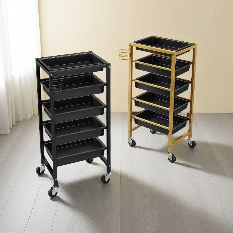 Dyeing Hairdressing Trolley Hair Salon Trolley Multifunctional Shelves Hairdressing Barber Cart Shop Perm Furniture Carrito