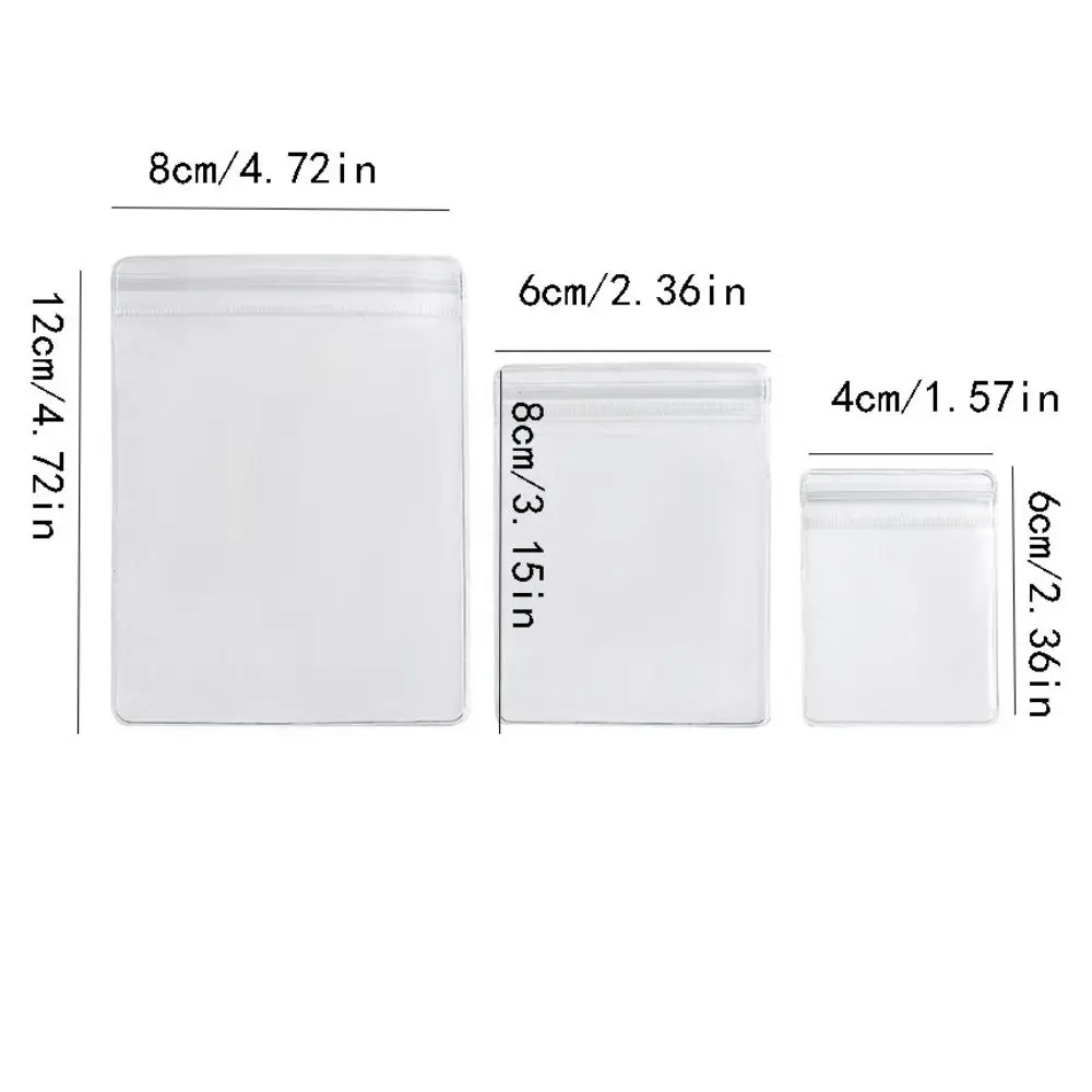 Прозрачные пакеты для упаковки ювелирных изделий, изысканные антиокислительные серьги, сумка для хранения колец, чехол с заклепками для ушей, чехол для ювелирных изделий