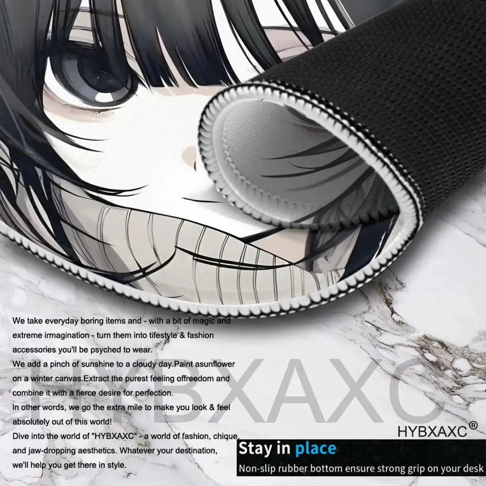 فتاة حلوة ومشمسة الرسوم المتحركة أنماط جميلة مكتب الكمبيوتر حصيرة الجدول لوحة الماوس الصغيرة وسادة الكمبيوتر المحمول ديكور نونسليب