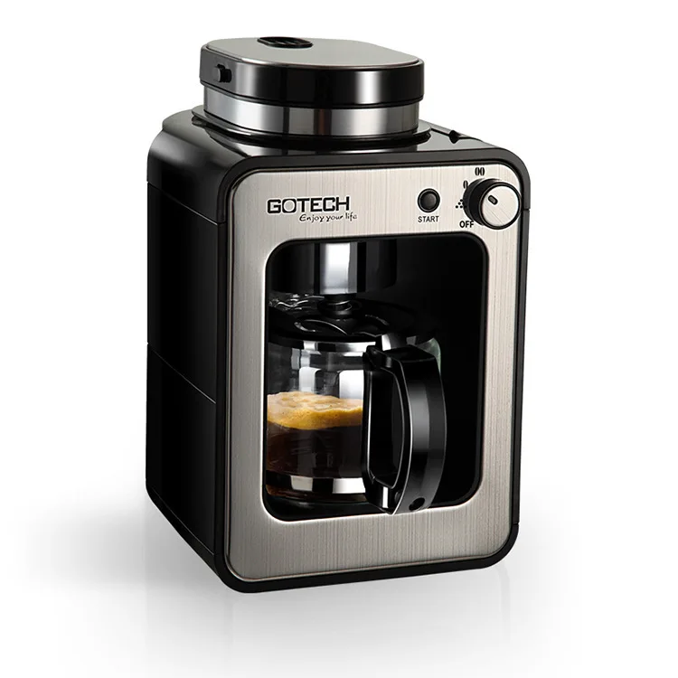 Household Automatic Fresh Grind American Coffee Machine Mini Grind One Office Portable American Drip Coffee Machine
