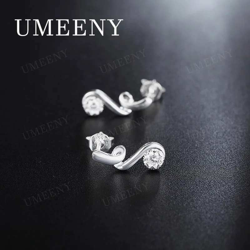 

Простые женские серьги из стерлингового серебра 925 пробы с изысканным цирконием, модные подарочные аксессуары, ювелирные изделия для свадьбы и вечеринки