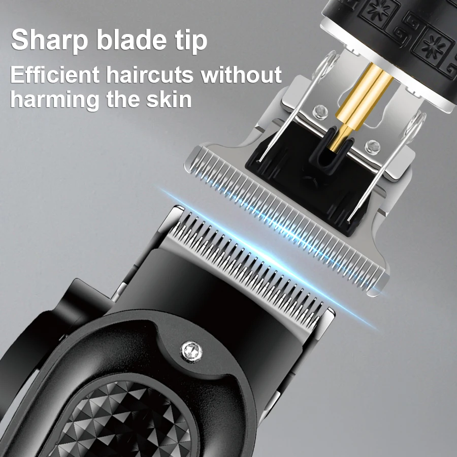 LQT 1/2 قطعة أدوات الشعر، ماكينة تشذيب الشعر الكهربائية المنزلية للرجال، مجموعة تشذيب اللحية المحمولة، شحن USB واستخدام لاسلكي، هدية للرجال #3