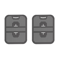 2Pcs Hot Air Fryer Splash Guard for Ninja Foodi AF400EU / AF451EU, Reusable Splash Guard Airfryer Accessories Gray