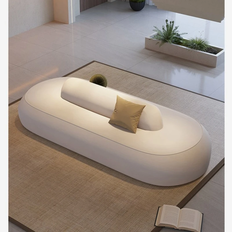 

Designer Cream Wind Clothing Store Hotel Clubhouse Lobby Rest Area Reception Area Double-sided Kecong Sofa