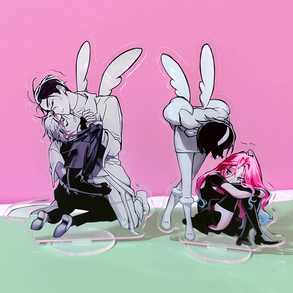 Anime ALIEN STAGE IVAN&TILL MIZi&SUA Figures Acrylic Stand Model Action Figure Desktop Ornaments Cosplay Props Decor Gifts