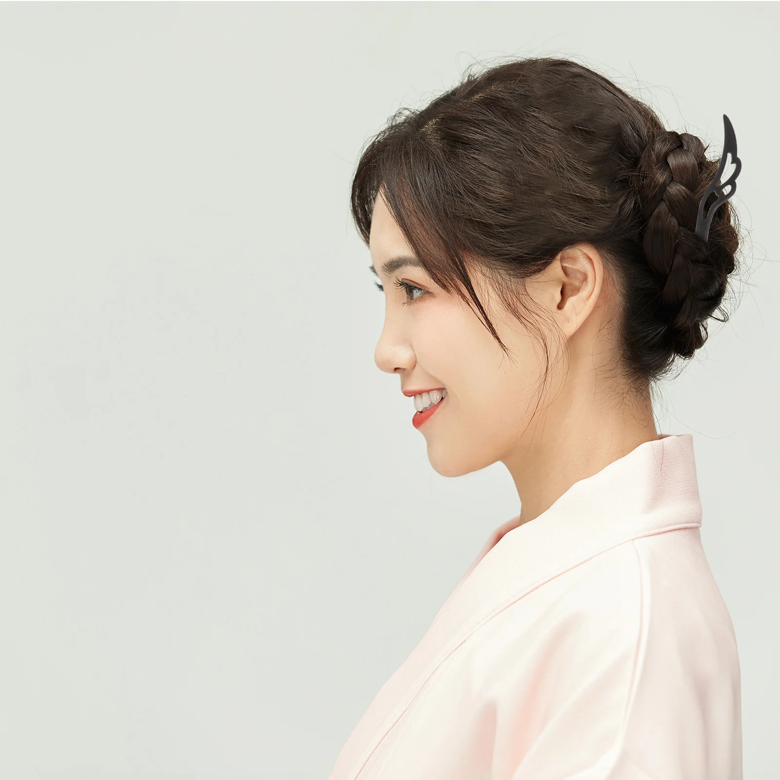 

New Chinese Style Hairpin Carved Ebony Wooden Stick for Buns and Updos Traditional Hair Accessory for Women Girls Gift Idea