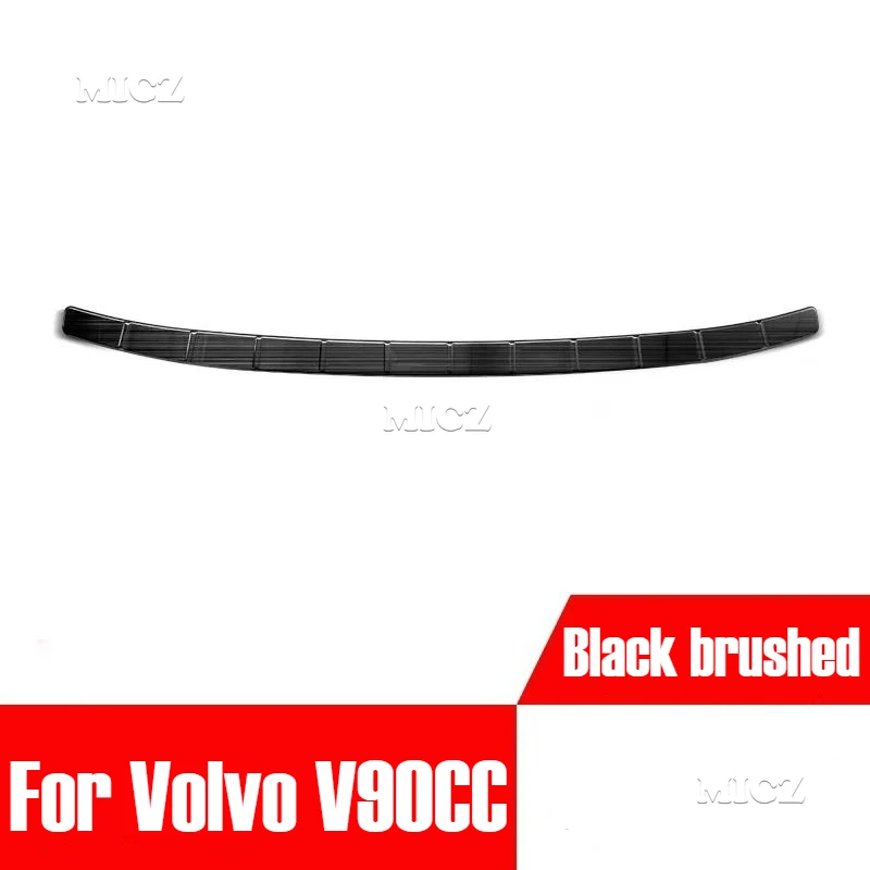 

Для Volvo V90CC автомобильные аксессуары из нержавеющей стали, защита заднего бампера, порог багажника, накладка на порог, задний Стайлинг