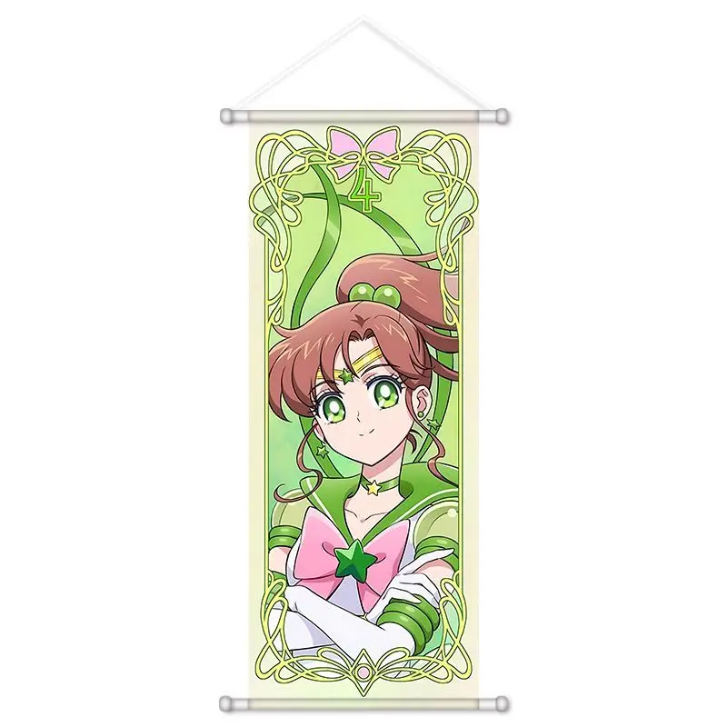 Bandai Sailor Moon Scroll Poster Canvas Sailor Mercury Sailor Mars Anime Perimeter Wallpainting Decoration Gifts - view 5