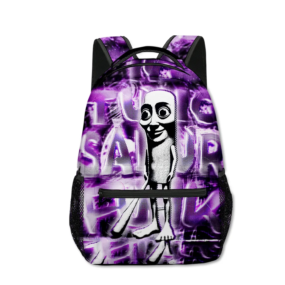 

Classic Popular Funny tungtungtung student Bookbag Notebook Backpacks 3D Printed Oxford Waterproof Boys/Girls Travel Backpacks