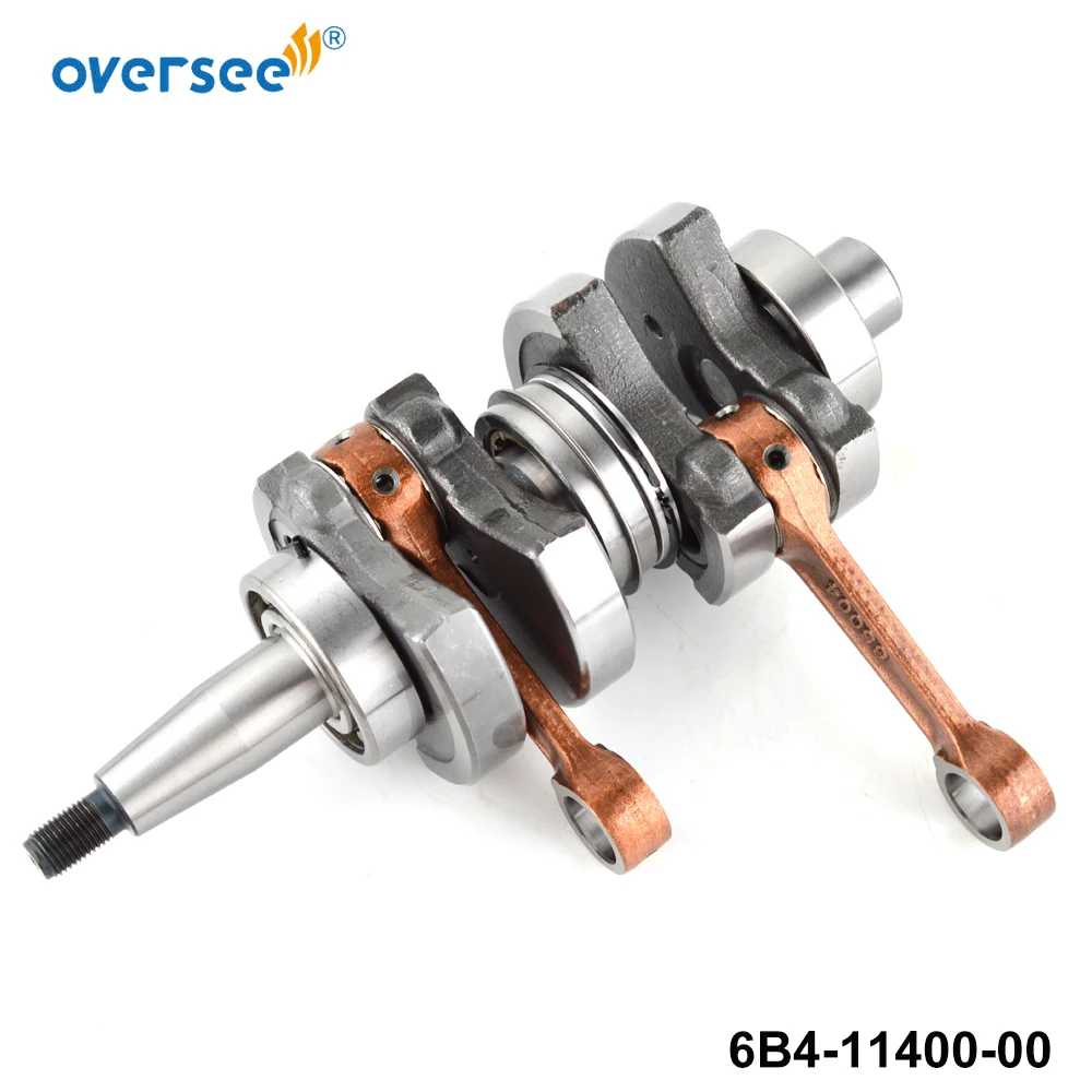 

6B4-11400-00 CRANKSHAFT ASSY For 2 Stroke 9.9HP 15HP Yamaha Outboard Parsun T15D 6B4-11400