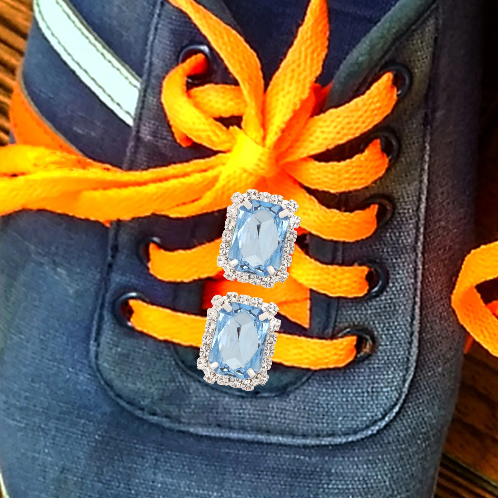 

10Pcs Shiny Shoe Clips for Women Stylish Rhinestone Charms Fit Sneakers Boots Casual Shoes Decor Clip on Fashion Jewelry