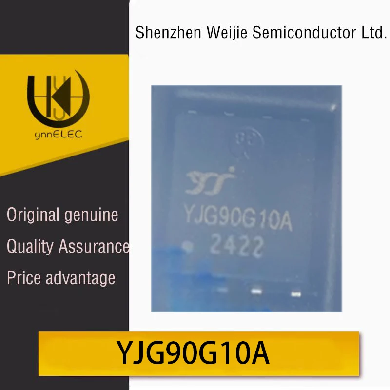 YJG90G10A Genuine Original DFN-5X6 N-Channel 100V 90A MOSFET Chip Silkscreen: YJG90G10A