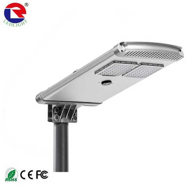 high bright 170lm/w LED street light 30w 60w 80w 100w solar street light all in one