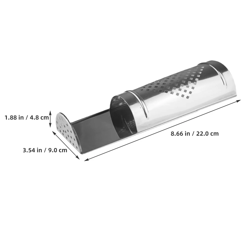 

Stainless Steel Chopstick Holder Semicircular Design Kitchen Utensil Container Ice Scoop Cutlery Drying Rack Metal