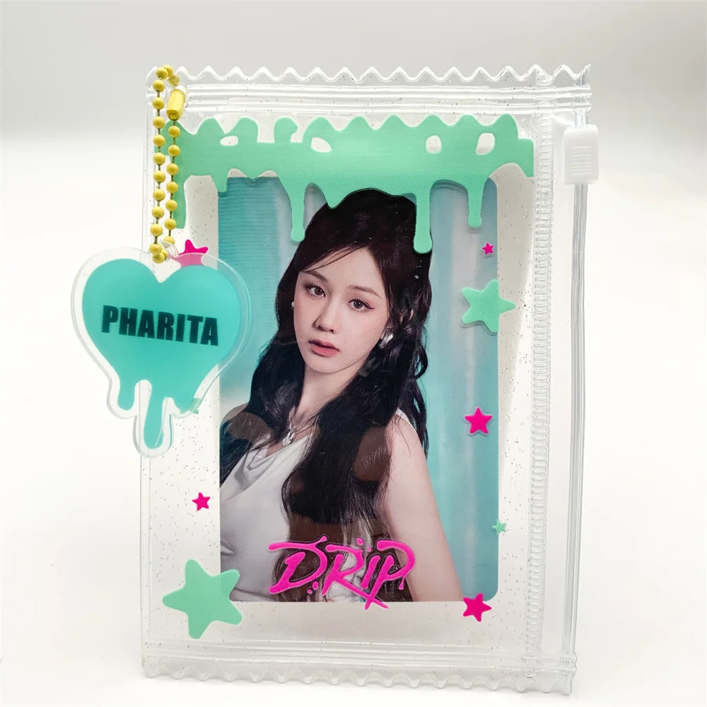 Kpop Babymonter PVC Card Sleeve Cute Small Card Protective Cover RUKA PHARITA ASA AHYEON RAMI RORA CHIQUITA Fans Gifts Collect