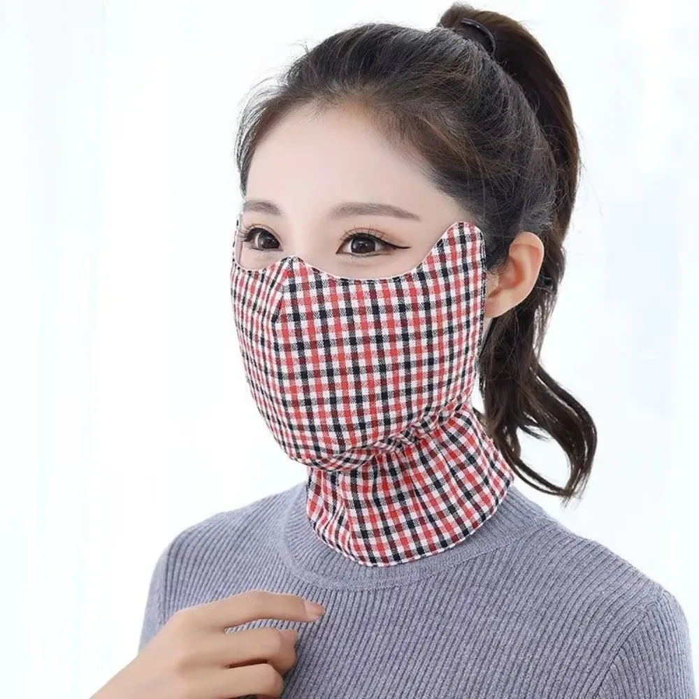 Cotton Thickened Winter Face Mask Cold-proof Neck Protector Riding Facial Protector Breathable Dustproof Cycling Mask Men Women