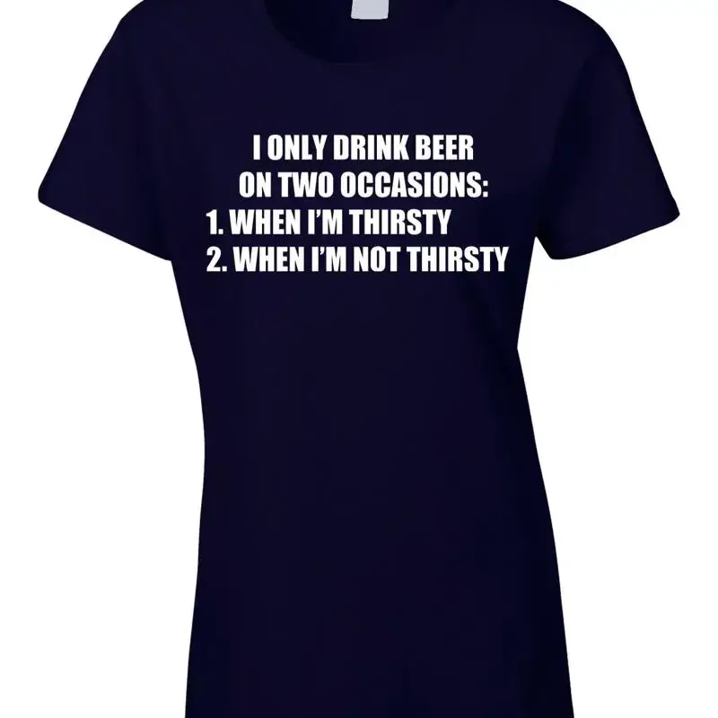 Beer Women'S Ladies T Shirt Funny Cool Statement Spirit Drink Alcohol Her