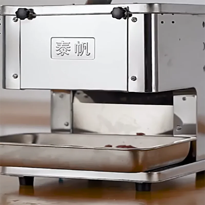 

Desktop Meat Slicer for Fresh Meat Slicing Shredding Dicing Detachable Blade Electric Meat Cutting Machine