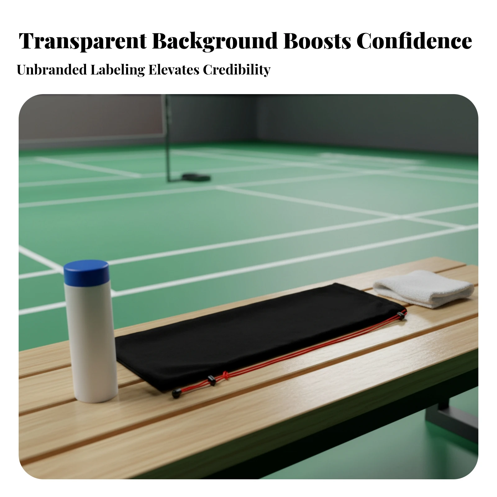 

Badminton Racket Bag Black Badminton Racket Sleeve Sports Gear Textile Rectangular