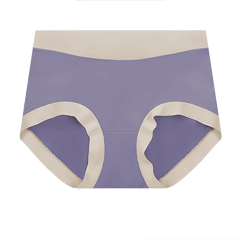 Modal panties mid-waist non-marking women's panties cotton comfortable plus size teenage girls belly triangle pants briefs