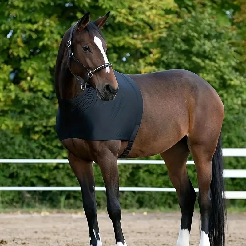 Horse Shoulder Guard High Elastic Fabric Horse Vest Light weight Horse Chest Protector Cover AntiRub Bib Enduring