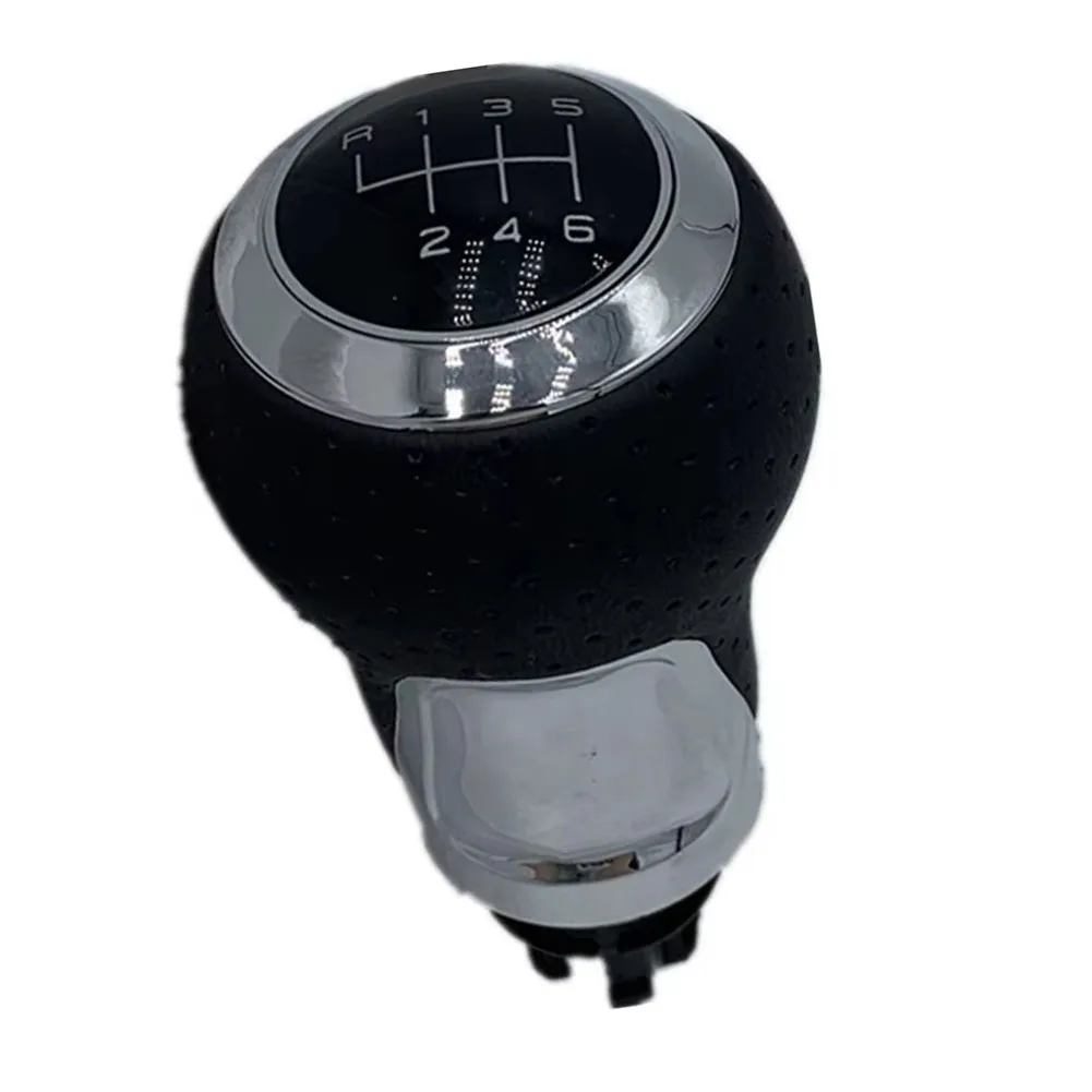 Manual Shift Knob 6 Speed Leather with ABS Base for S4 for b8 8K for a5 8T Q5 2007 2015 Provides Smooth Gear Operation