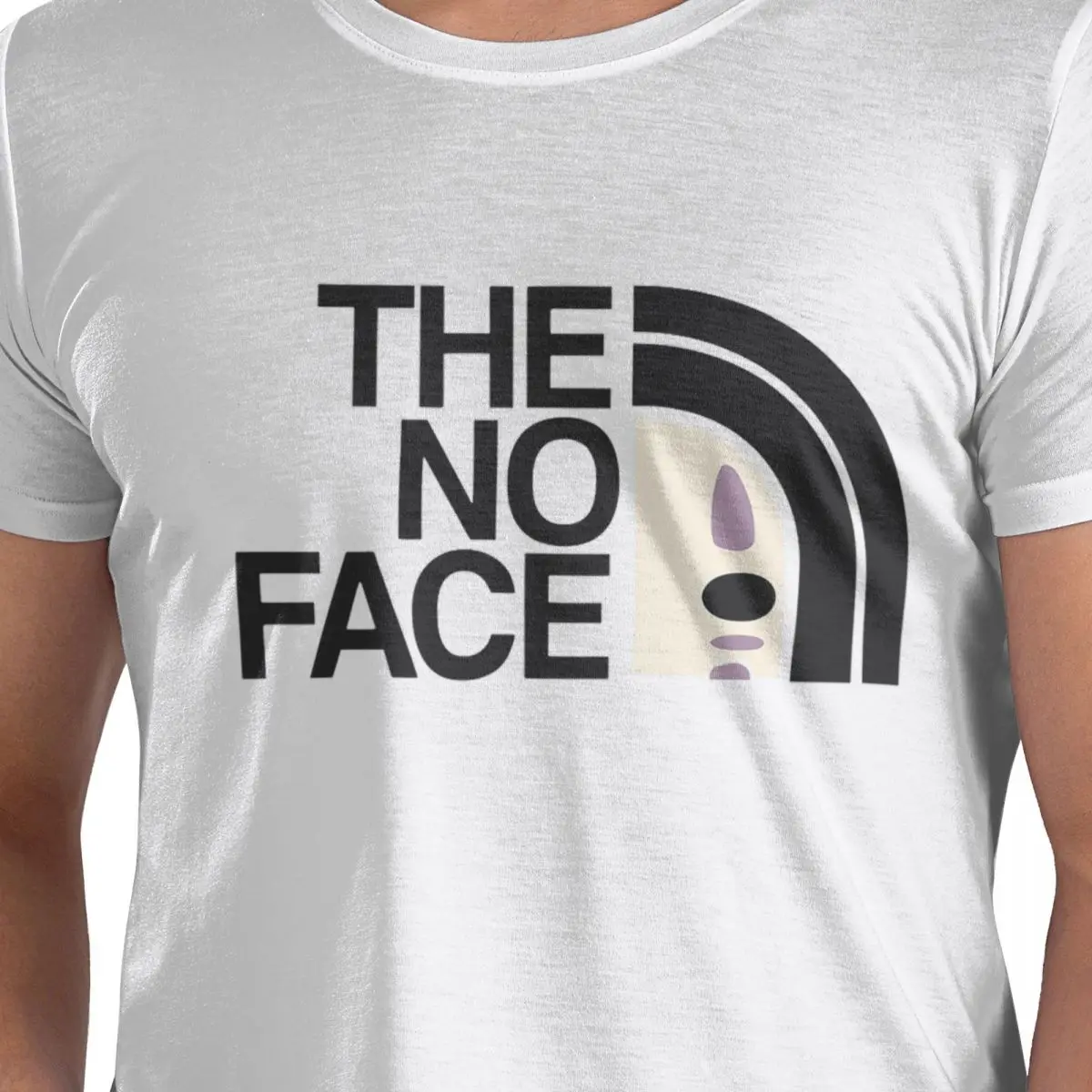 

Half Of The Face Dark Ghibli 100% Cotton T-Shirt Men's Oversized T Shirts Men Crew Neck Short Sleeve S-6XL