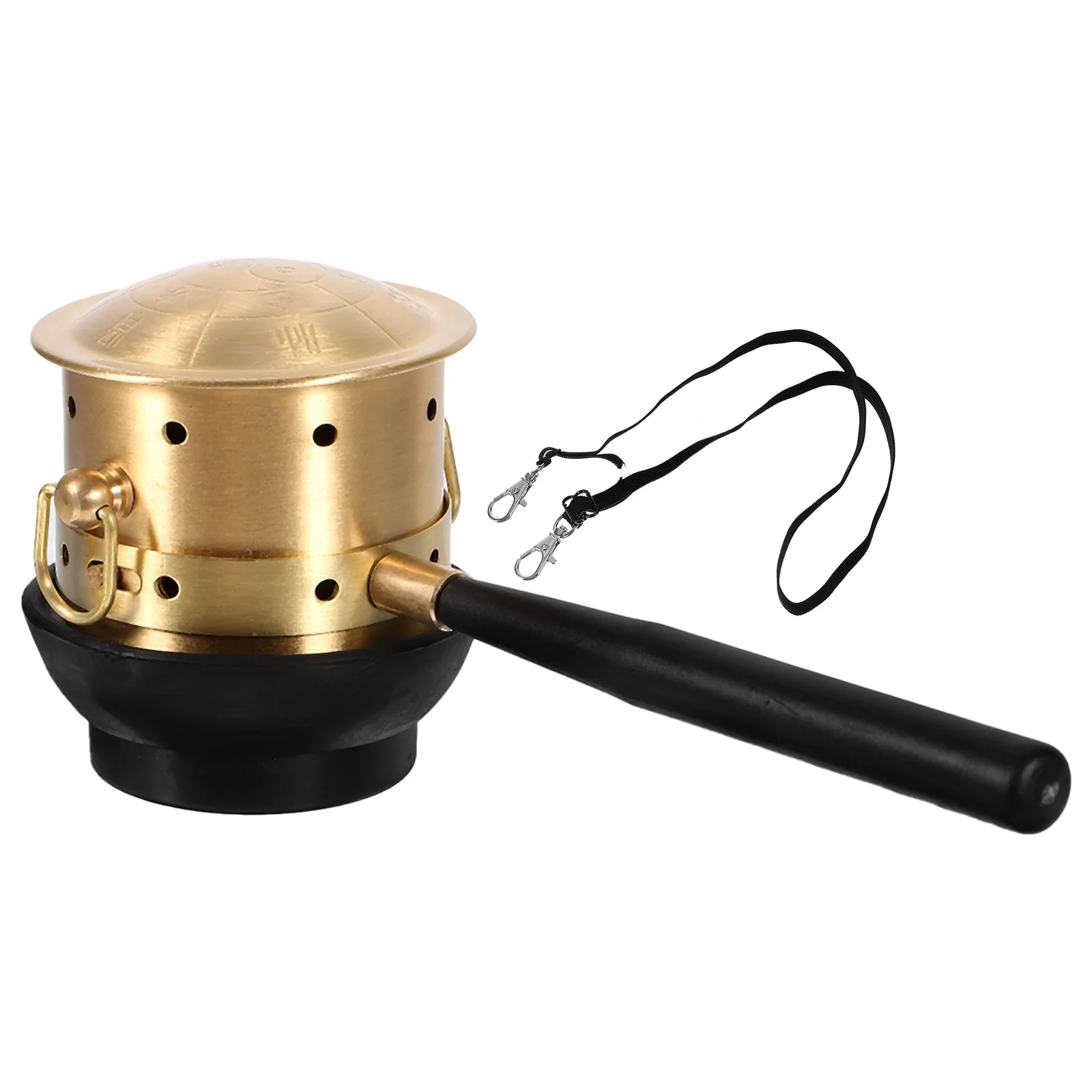 Moxibustion Box Copper Pot With Handle Body Care Tool Handheld Case Moxa Burner Can Health Massager