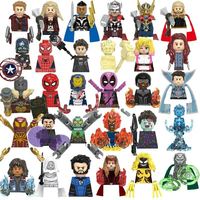 Marvel Doctor Strange Ant-Man Ultron Spider-Man Building Blocks Green devil Thor Deadpool Bricks Mini Action Figure For Children