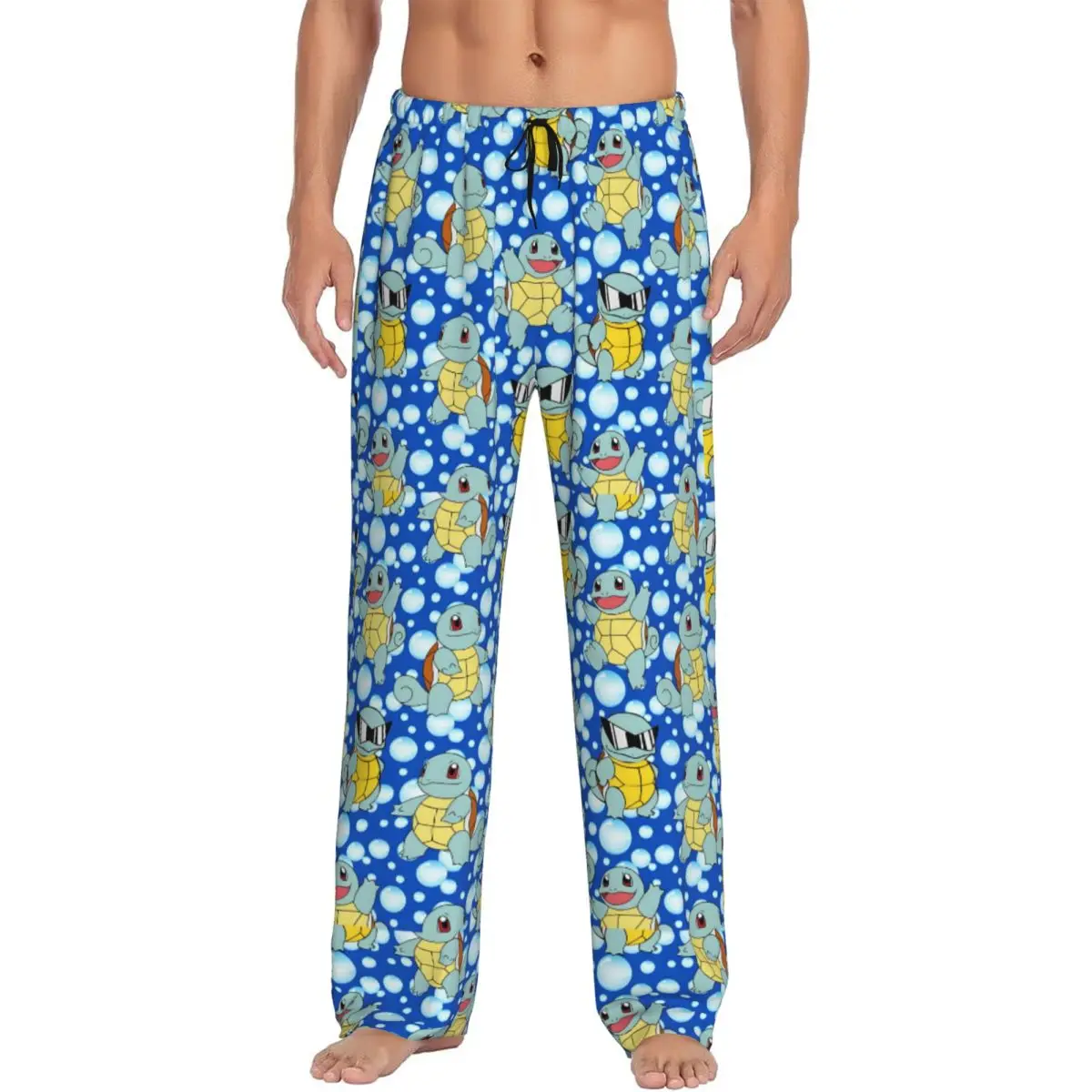 

Custom Squirtles Turtle Pajama Pants Men's Magic Sleepwear Lounge Sleep Bottoms Stretch with Pockets