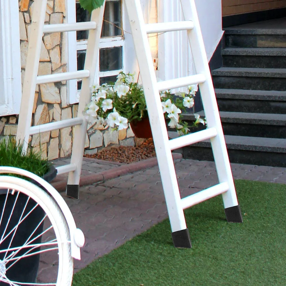 

6Pcs Ladder Feet Covers Rubber Non-Slip Durable Floor Protector Pads Extension Ladder Accessories Epdm Rubber Roof
