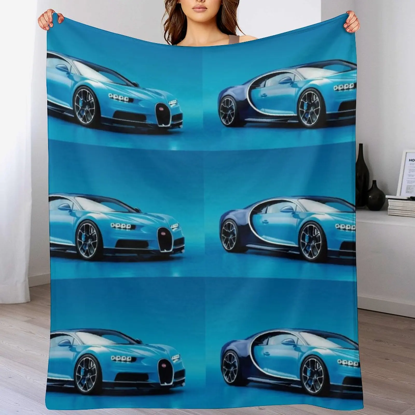 

Blue Speed Throw Blanket cosplay anime Summer Beddings Soft Big decorative Blankets