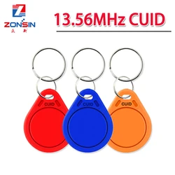 100pcs GEN2 CUID Android App MCT Modify UID Changeable Tag Keyfob NFC 1k S50 13.56MHz Card Block 0 Writable HF 14443A