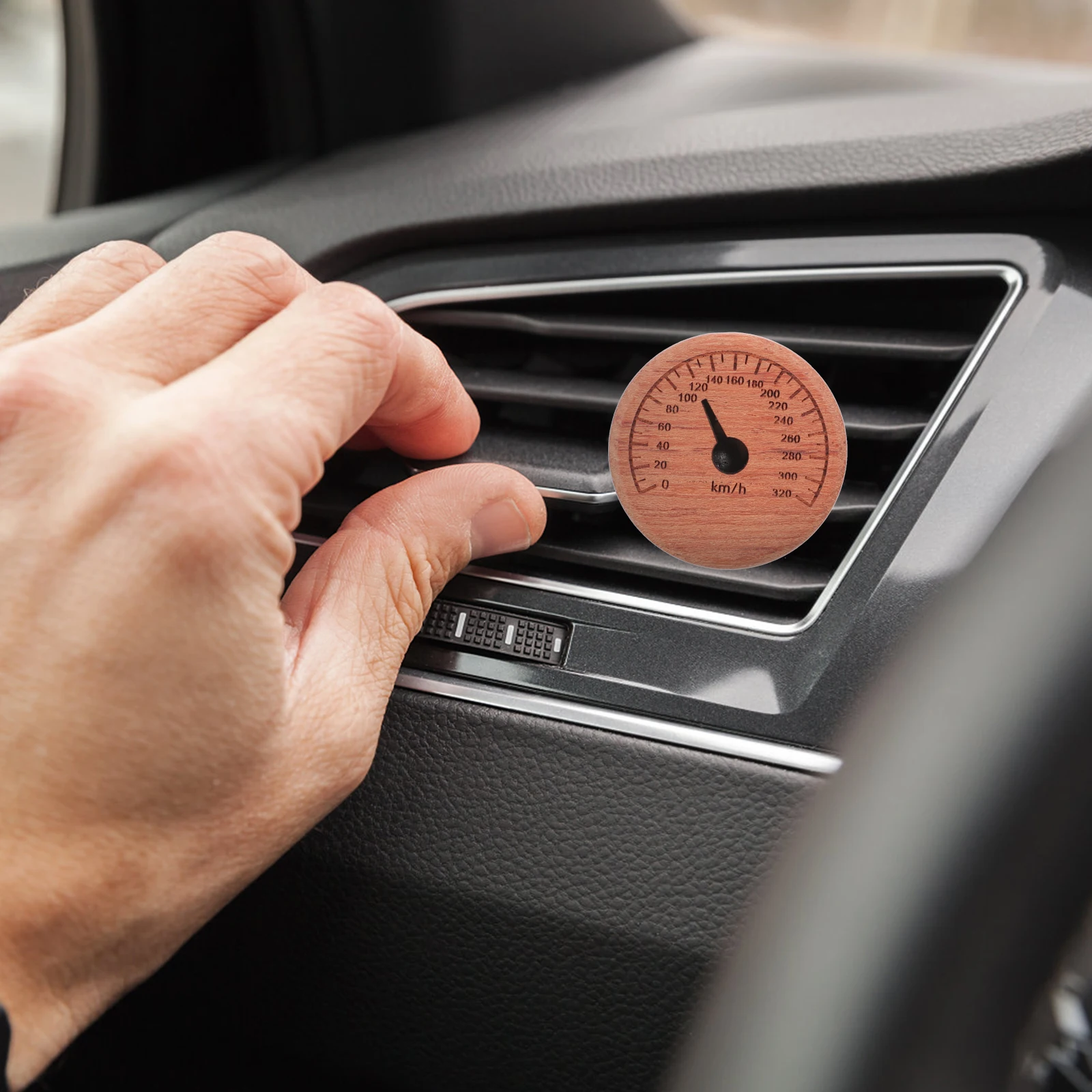 

Wooden Car Diffuser Essential Oil Aromatherapy Perfume Volcano Stone Decor Handmade Long Lasting Durability Craftsmanship Small