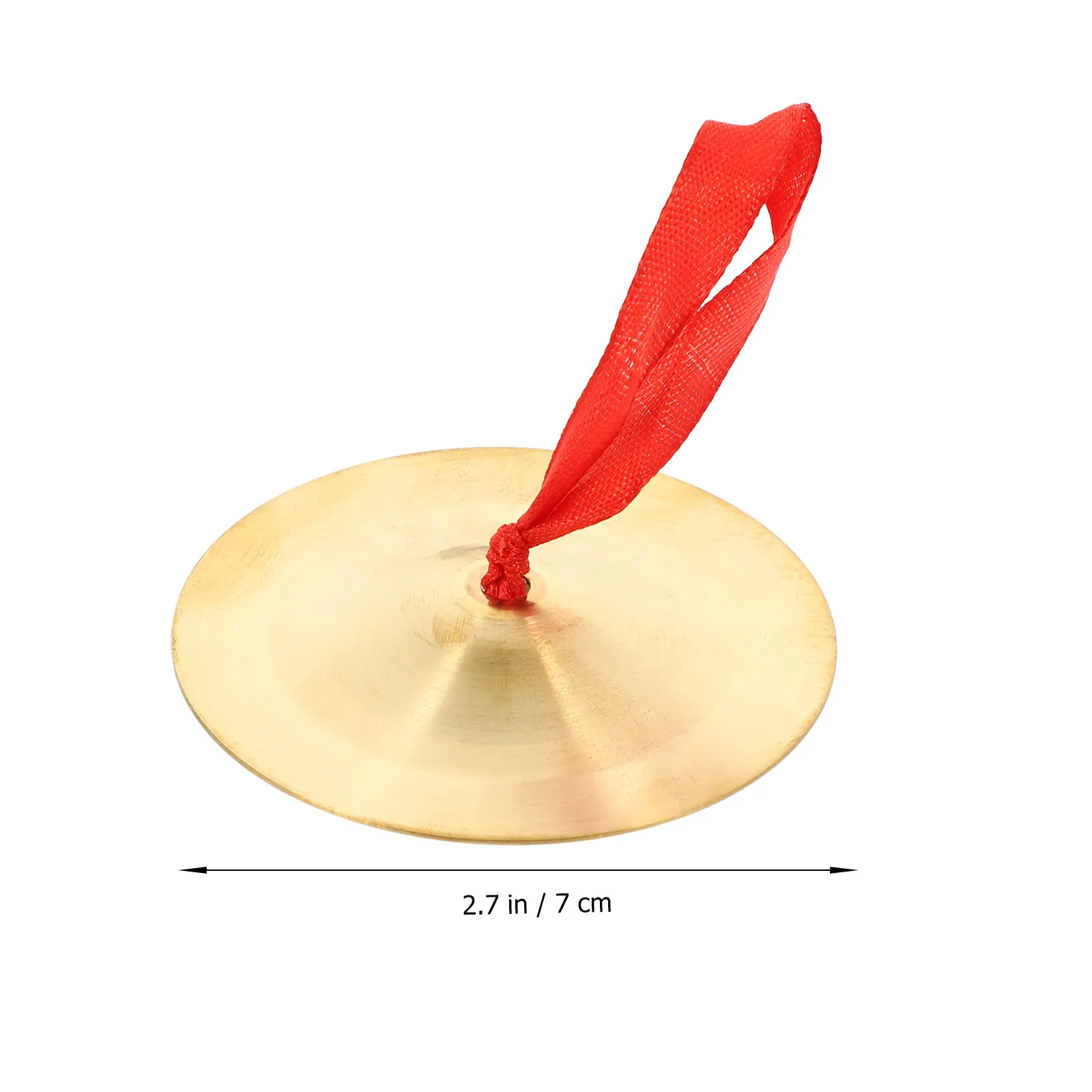 1Pair Finger Cymbals Small Copper Musical Instrument for Dance Party Belly Dancing Percussion Mini Cymbals for - view 4