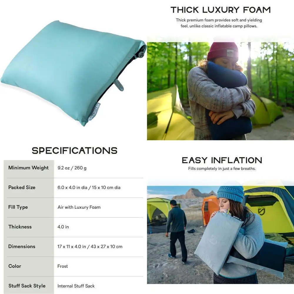 

Equipment Fillo Backpacking & Camping Pillow - One Size - Frost/Silt