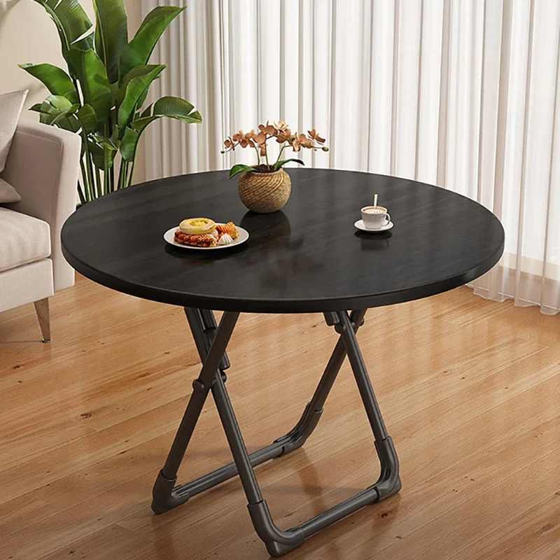 

Round Legs Metal Dining Table Nordic White Center Kitchen Coffee Tables Folding Luxury Mesas De Jantar Kitchen Low Furniture