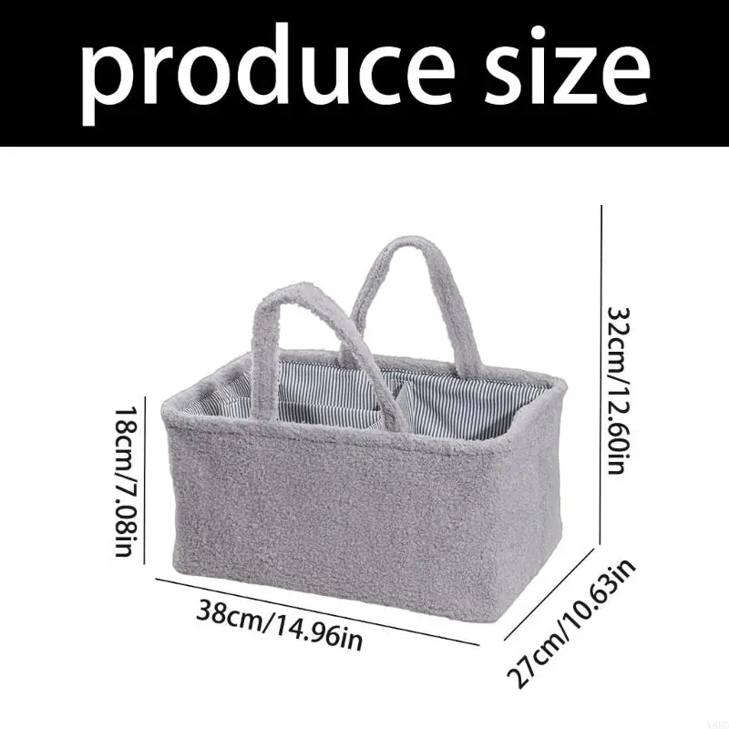 Wielofunkcyjny kosz do karmienia Y88D Wodoodporne wnętrze Wiele kieszeni do przechowywania Lekki na przedmioty do pielęgnacji