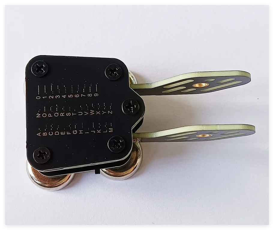 Type-C Automatic Morse Code CW key Trainer PCB 4 Nd Magnet Bases Double Paddle CW Keyer Automatic Trainer