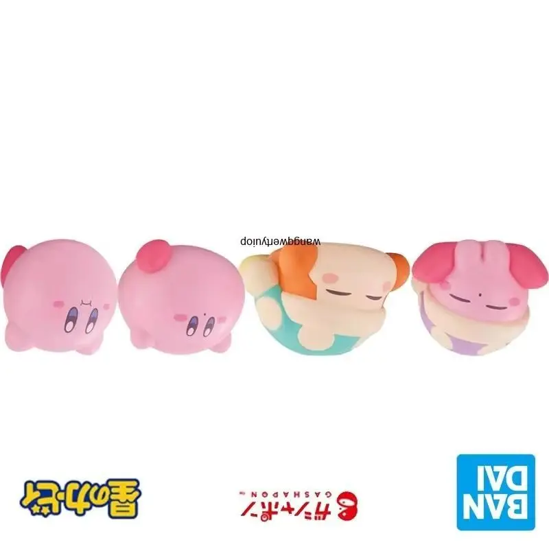 BANDAI Genuine Gashapon Kirby: Right Back At Ya! Anime Figure Kirby Waddle Dee Line up Action Figure Toys Kids Xmas Gifts Model